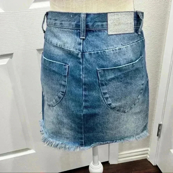 One teaspoon junkyard denim distressed mini skirt - Picture 7 of 10